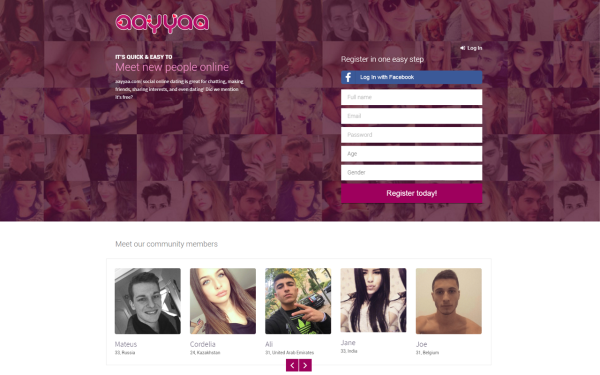 aayyaa - online socialising community