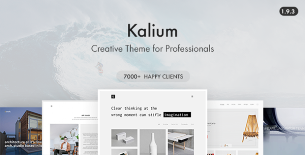 Kalium - Creative Theme for Professionals